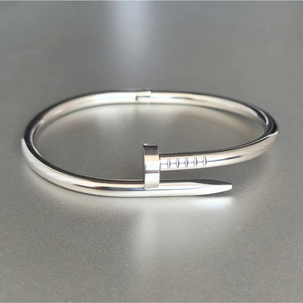 Pulseira Masculina Luxo Prego em Aço Inoxidável